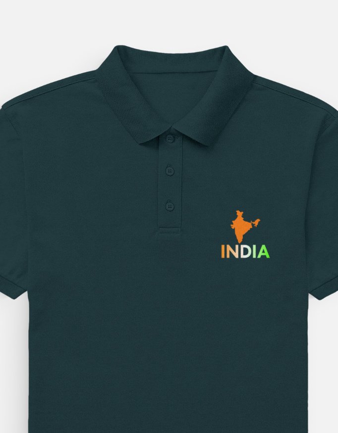 India Men's Polo - Image 2