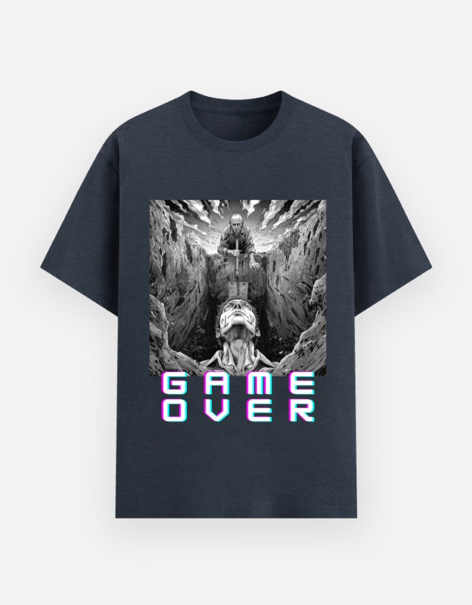 Game Over Unisex Basic T-Shirt - Image 7