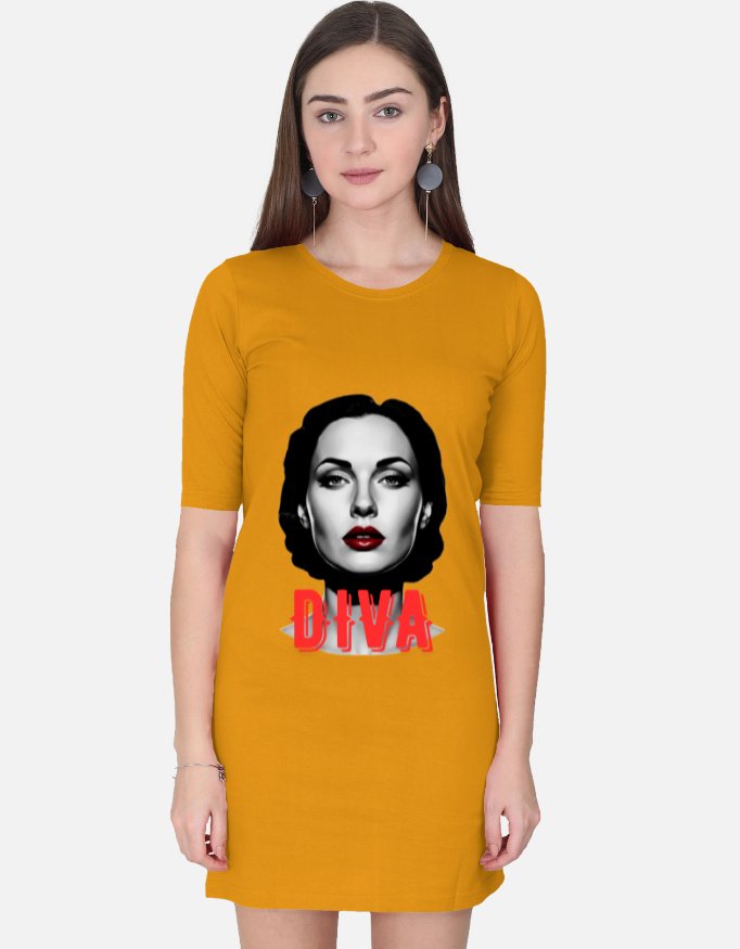 Diva T-Shirt Dress - Image 6