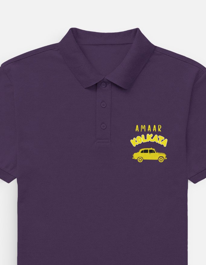Kolkata Taxi Men's Polo - Image 6
