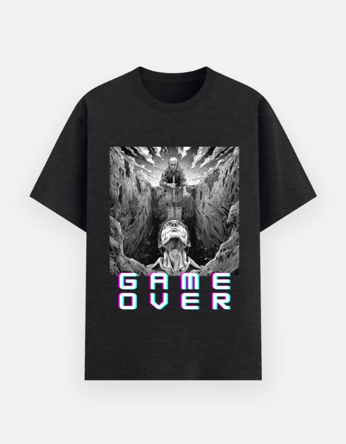 Game Over Unisex Basic T-Shirt - Image 5