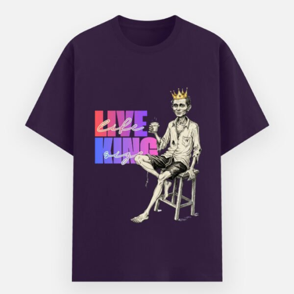 live-life-king-size-unisex-basic-t-shirt