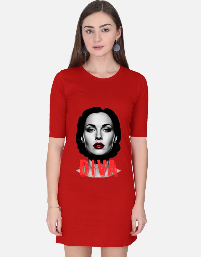 Diva T-Shirt Dress