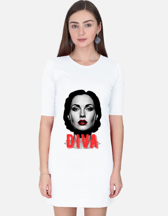 Diva T-Shirt Dress - Image 5