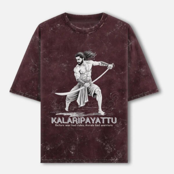 kalaripayattu-unisex-acid-washed-oversized-tee