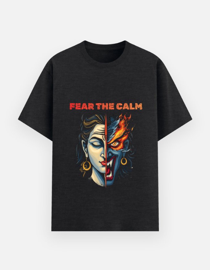 Fear The Calm Unisex Basic T-Shirt - Image 5
